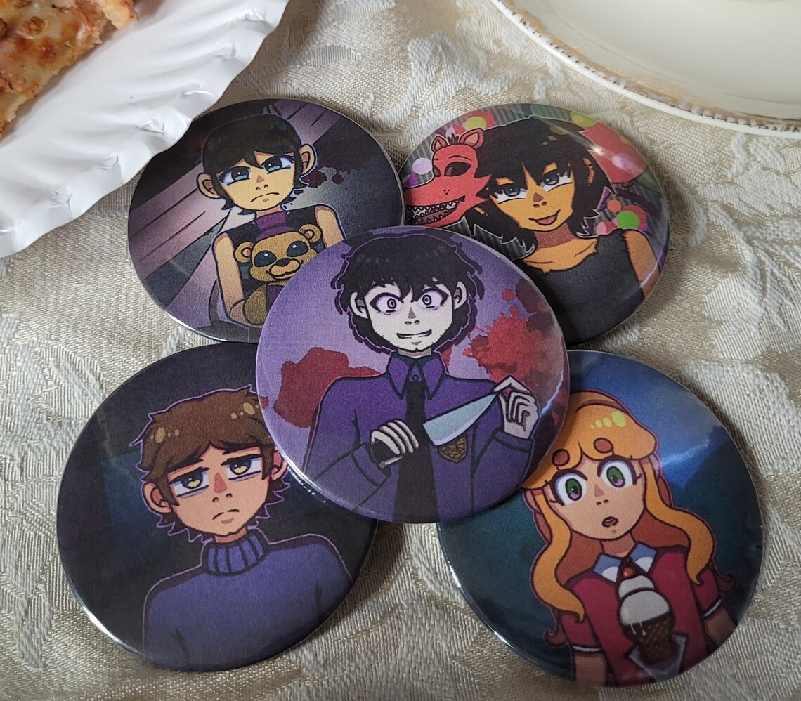 The Afton Family Inspired 2.25“ Buttons