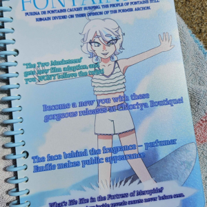 "Fontainian" Furina de Fontaine Inspired Smart Ring Binder Notebook