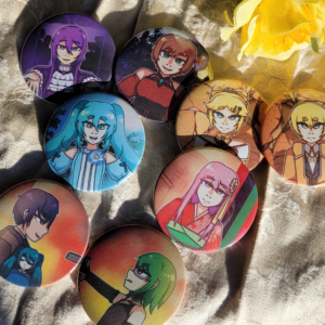 Evillious Chronicles Inspired 2.25“ Buttons