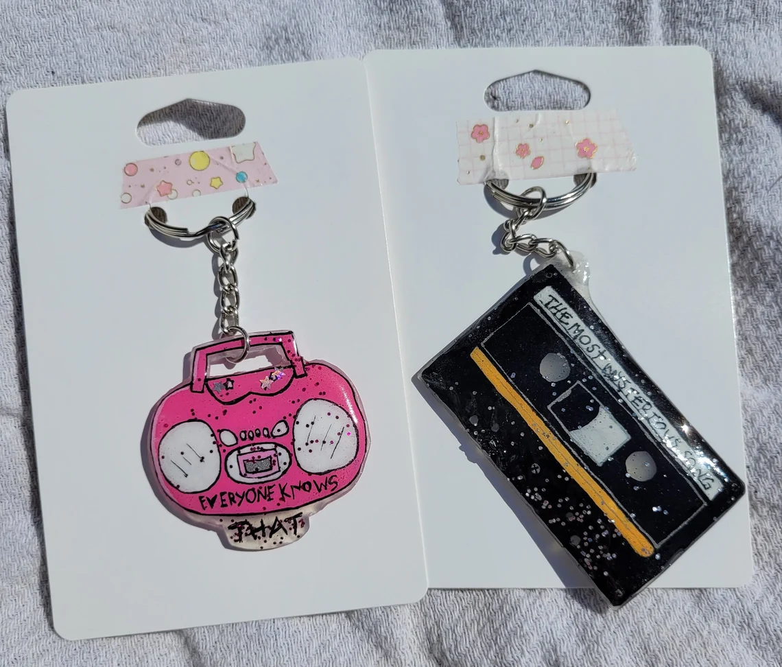 Lostwave Inspired Handmade Keychains