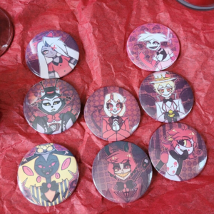 Hazbin Hotel Inspired 2.25“ Buttons