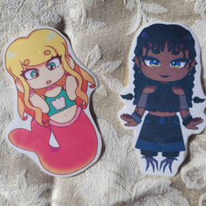 Marine Monsters Laminated Stickers