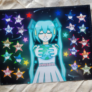 Project Sekai Inspired 8x10 Print