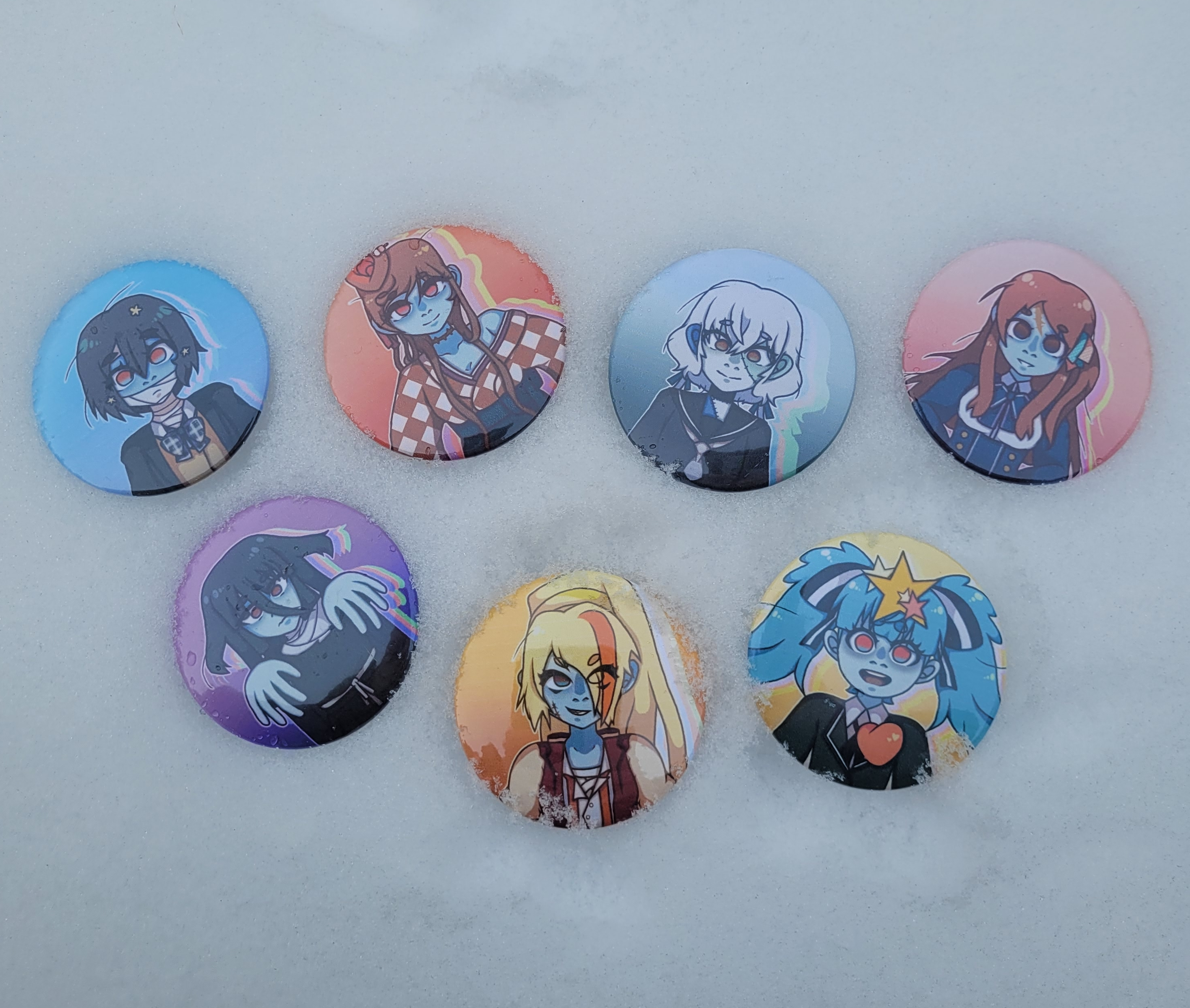 Zombieland Saga Inspired 2.25“ Buttons