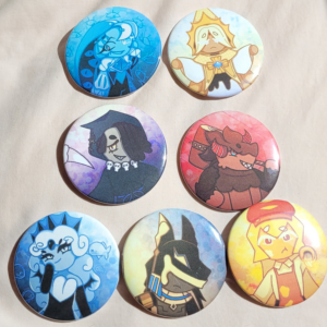 Biscuit Dash Inspired 2.25“ Buttons